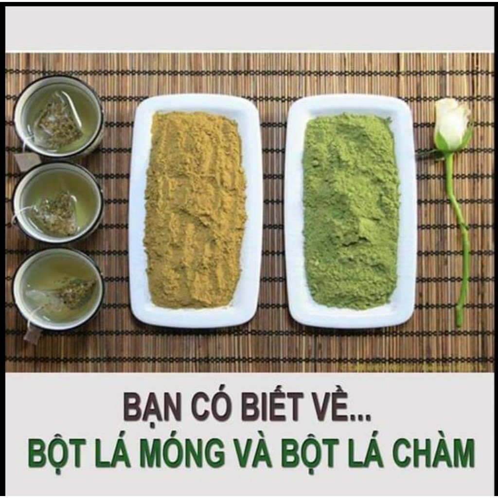 Bột Lá Nhuộm Tóc OGATIC (Màu Nâu Đỏ) 50g - Hàng Chính Hãng - Nhuộm Tóc Từ Lá Móng, Lá Chàm - An Toàn, Tự Nhiên