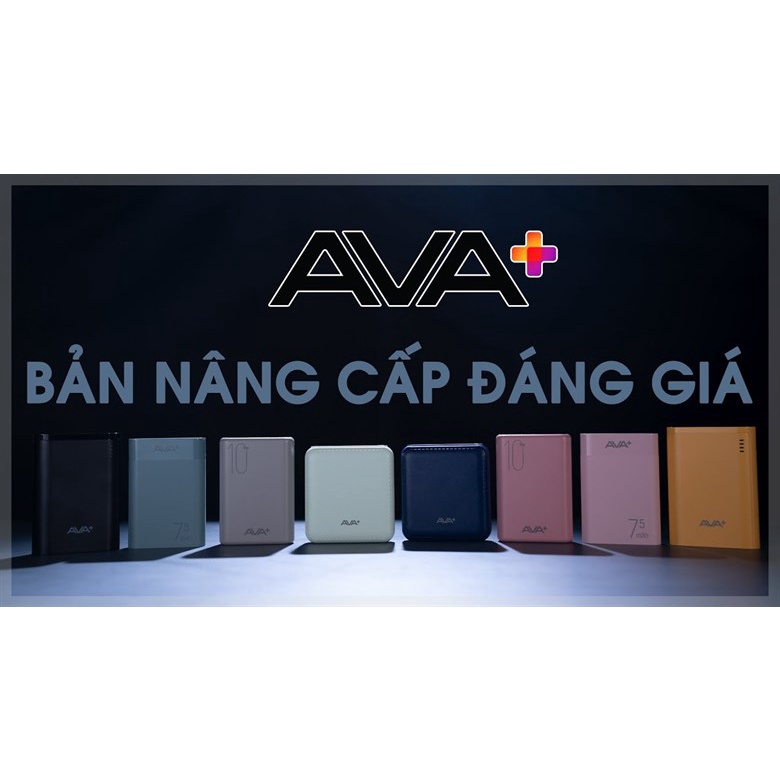 Pin sạc dự phòng 7500 mAh AVA+ LJ JP199