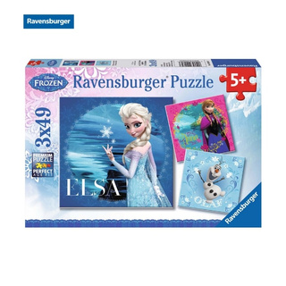 Xếp hình puzzle Frozen 3 bộ 49 mảnh RAVENSBURGER - Disney license RV092697