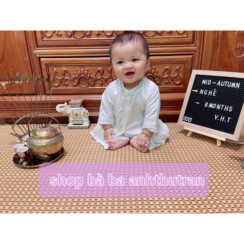 Bộ Bà Ba Phú Hộ Cho Bé Thiết Kế Thoải Mái, Chất Liệu Thoáng Mát Đủ Size 6kg -35kg