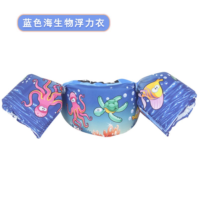 Phao Tập Bơi Liền Thân Và Tay, Đỡ Ngực Cho Bé Cao Cấp Size 3-6 Tuổi (14-25kg)