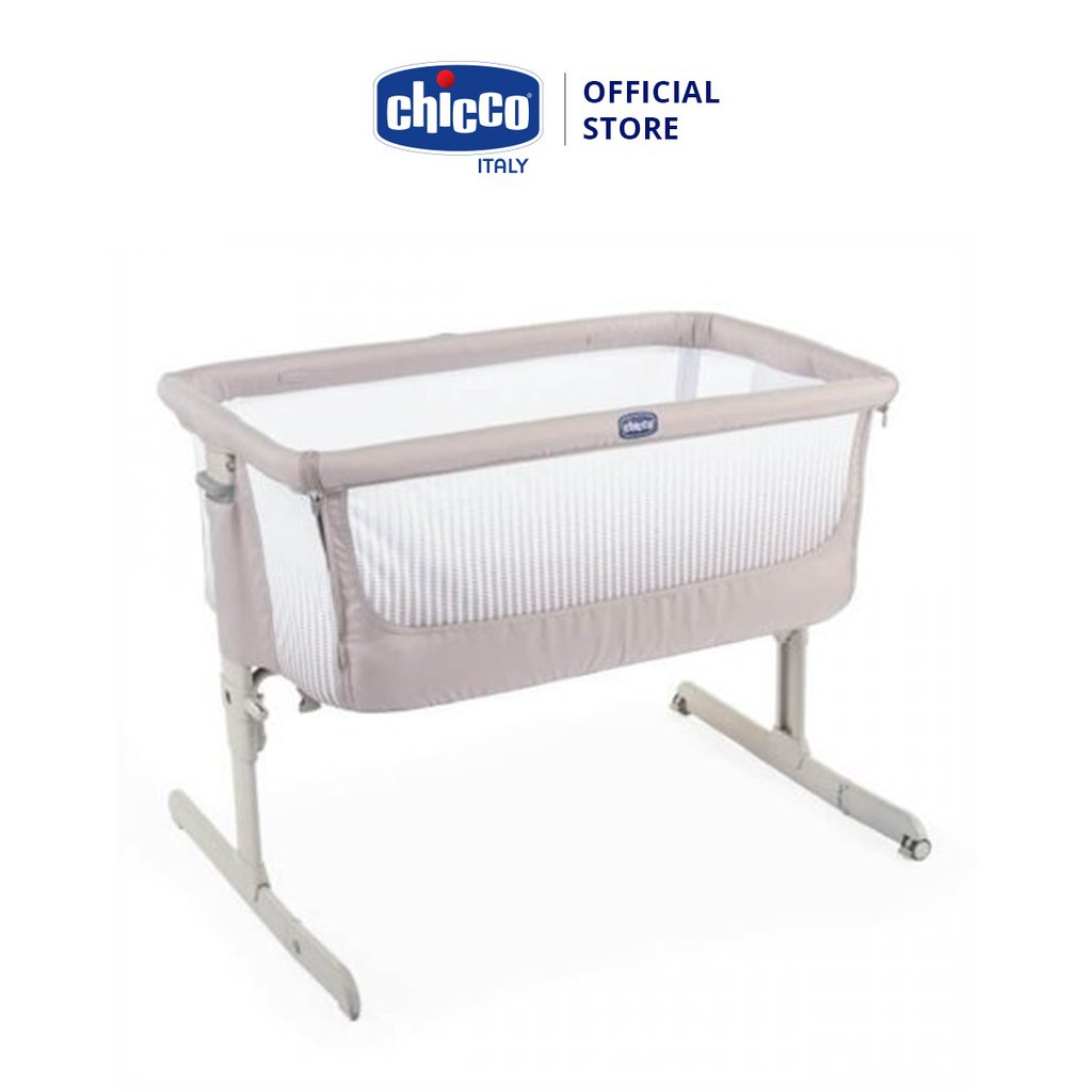 Cũi kề giường đa năng Chicco Next2Me air màu be