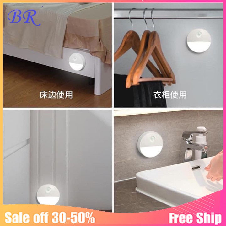 Đèn cảm biến thông minh theo dõi chuyển động người gắn cầu thang giường ngủ và nhà tắm..