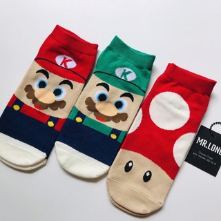 COMBO 3 ĐÔI TẤT VỚ SUPER MARIO BROS NẤM