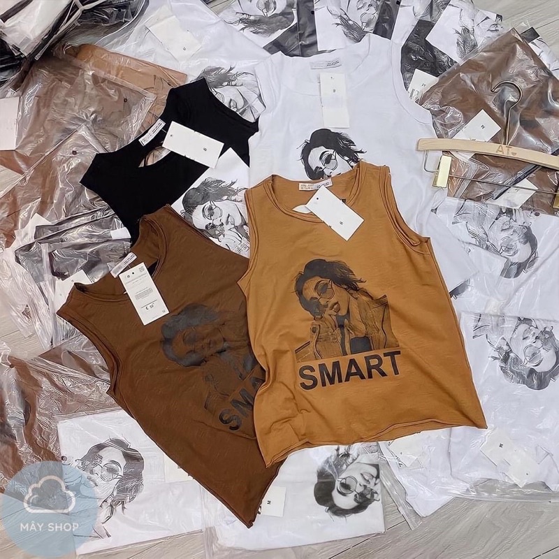 ÁO THUN SÁT NÁCH SUZAHOUSE SMART chất cotton giấy HÀNG ĐẸP
