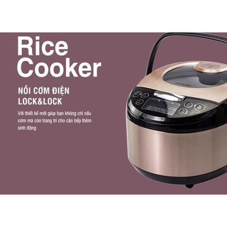 Nồi cơm điện lock & lock ejr352 1,8l - hàng chính hãng bảo hành 12 tháng