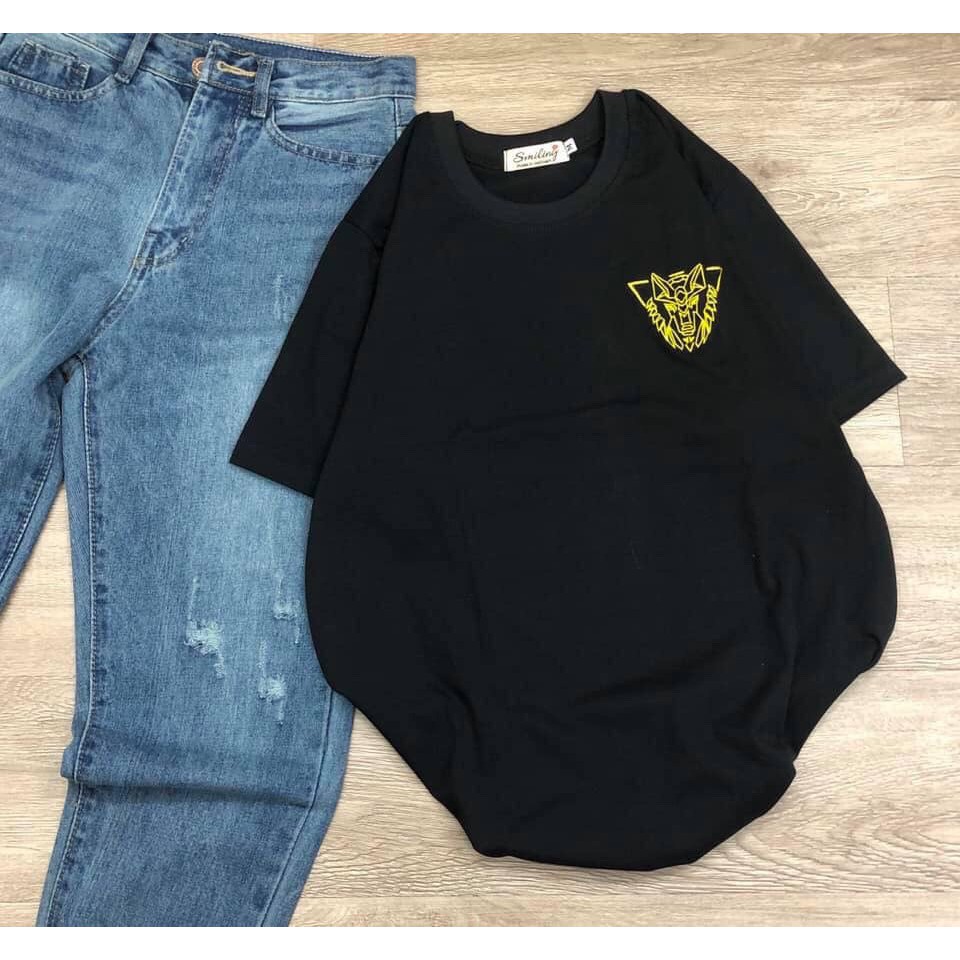 [ GỐC SĨ ] Áo thun tay lỡ logo đầu hổ