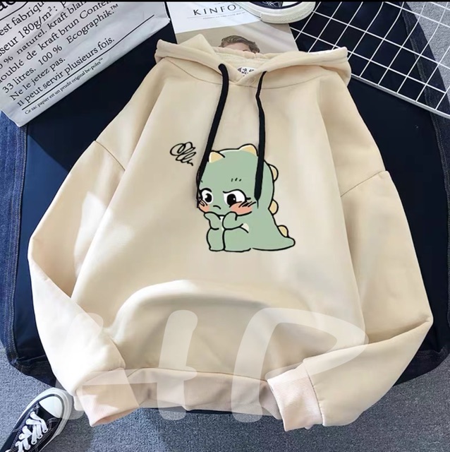 Áo hodie khủng long má hồng THP876 | BigBuy360 - bigbuy360.vn