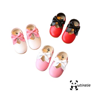 Giày búp bê đính nơ chống trượt cho bé gái tập đi