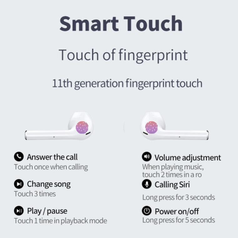 Tai nghe Bluetooth không dây i12 TWS có hộp sạc chuyên nghiệp cho IOS Android