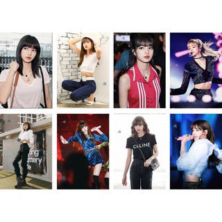 Bộ 8 tấm Poster khổ A3 Lisa Blackpink