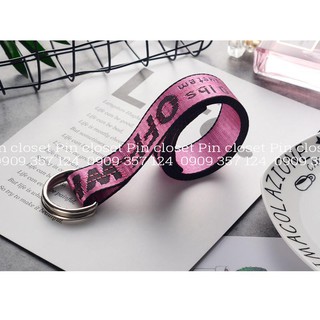 Dây off white thêu, ko phải in, ko đẹp hoàn tiền, màu hồng