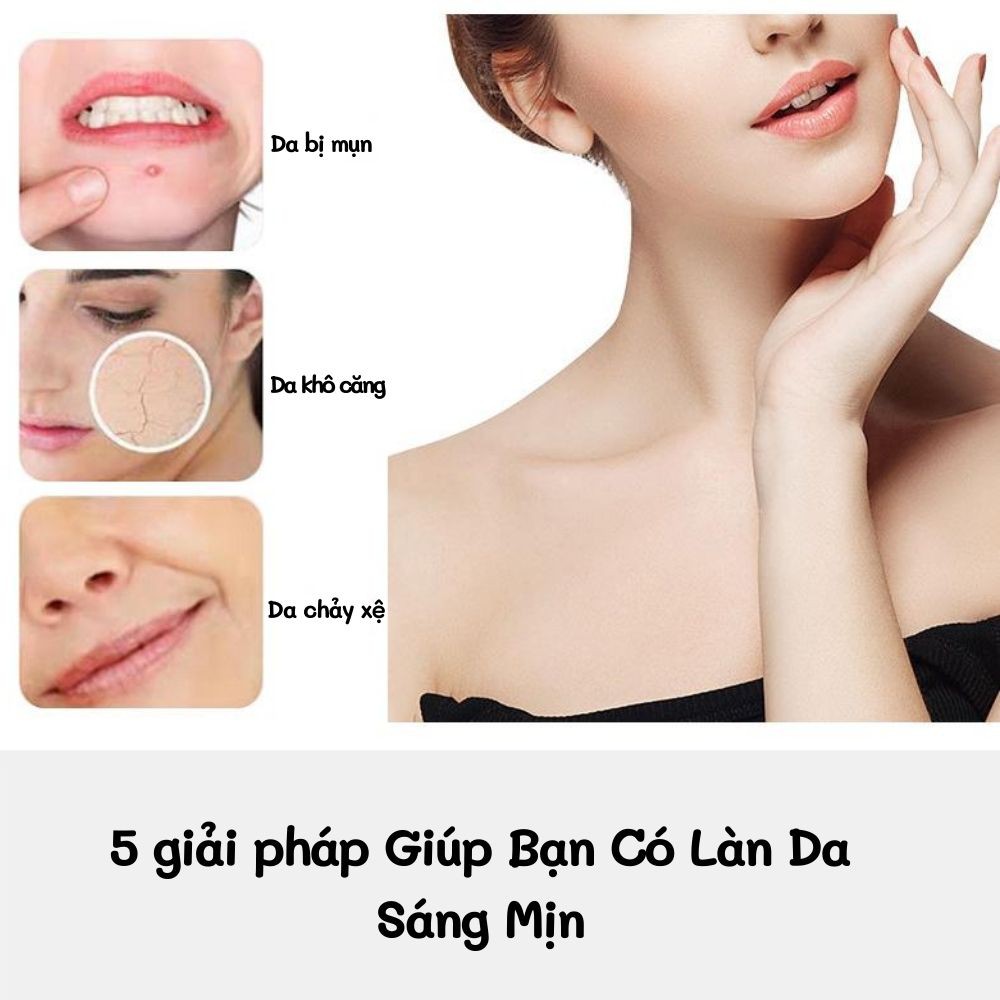 [XẢ HÀNG HỘP MÓP] Máy rửa mặt, máy massage mặt ion mini Cao Cấp đa năng Cleansing Brush bản Full Đẹp Da, Trị Mụn