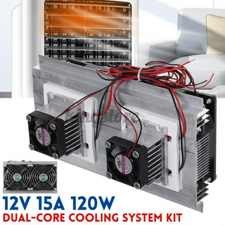 Details about  12V Thermoelectric Peltier Refrigeration Cooling System Kit Cooler fan