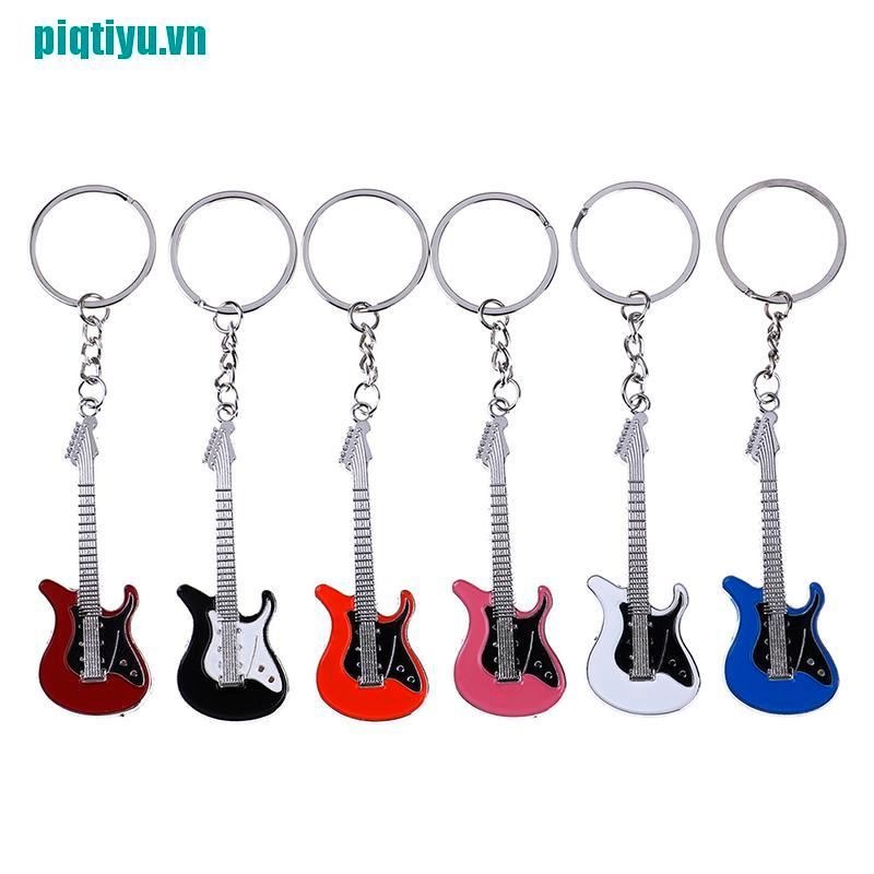 P●Móc Khóa Hình Cây Đàn Ghi Ta Điện mini Xinh Xắn