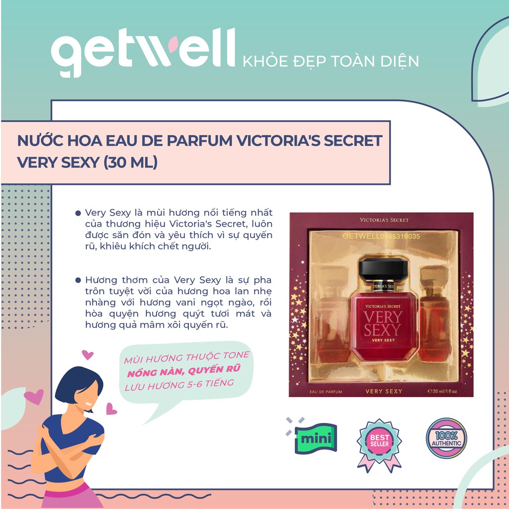 VERY SEXY | NƯỚC HOA EAU DE PARFUM Victoria's Secret 30ml
