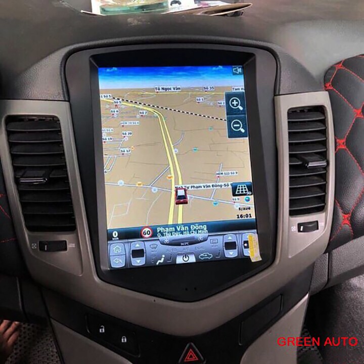 Màn hình Android Tesla cho Chevrolet Cruze