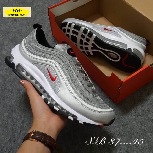 Giày thể thao Nike air max 97 xám (Fullbox)