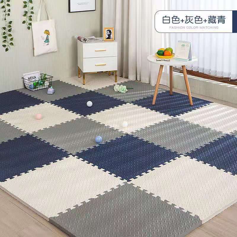 Set 10 Thảm Xốp 30 * 30 * 0.8cm Lót Sàn Chống Trượt Cho Bé Tập Bò