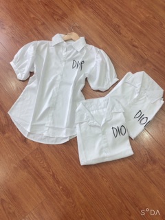 Áo sơ mi in chữ D chất đẹp