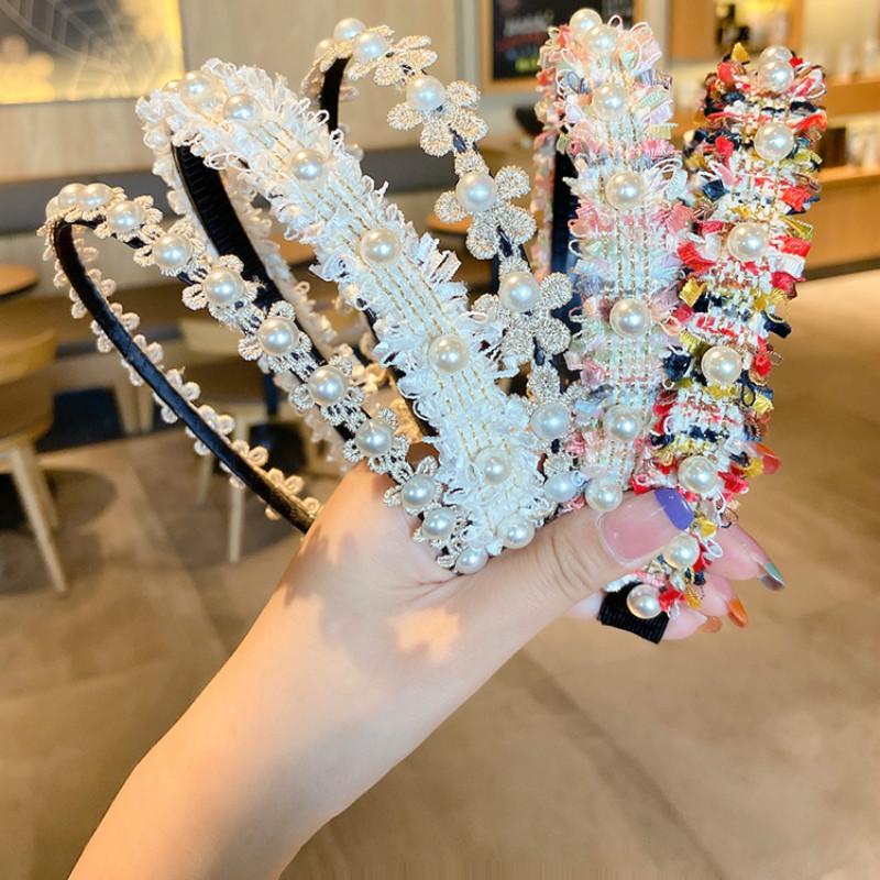 Băng Đô Đính Ngọc Trai Phong Cách Hàn Quốc Dành Cho Nữ