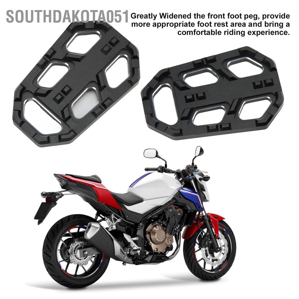 [Hàng Sẵn] 2PCS Bàn Đạp Phanh Chống Trượt xe máy Hợp kim nhôm cho HONDA CB500X 2015‑2016【Southdakota051】