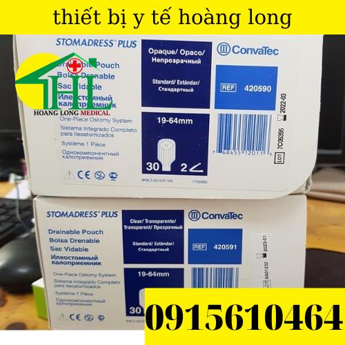Túi Hậu Môn Nhân Tạo Convatec [Hộp 30 Túi]
