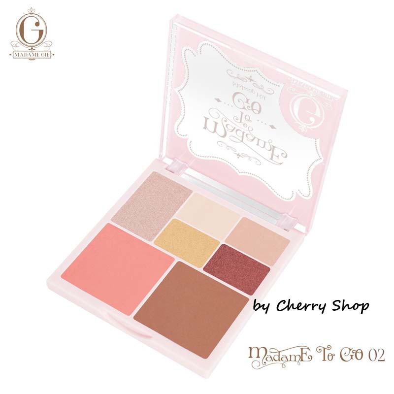(hàng Mới Về) Bảng Phấn Mắt / Má Hồng / Tạo Khối / Bắt Sáng Madame Gie To Go | BigBuy360 - bigbuy360.vn