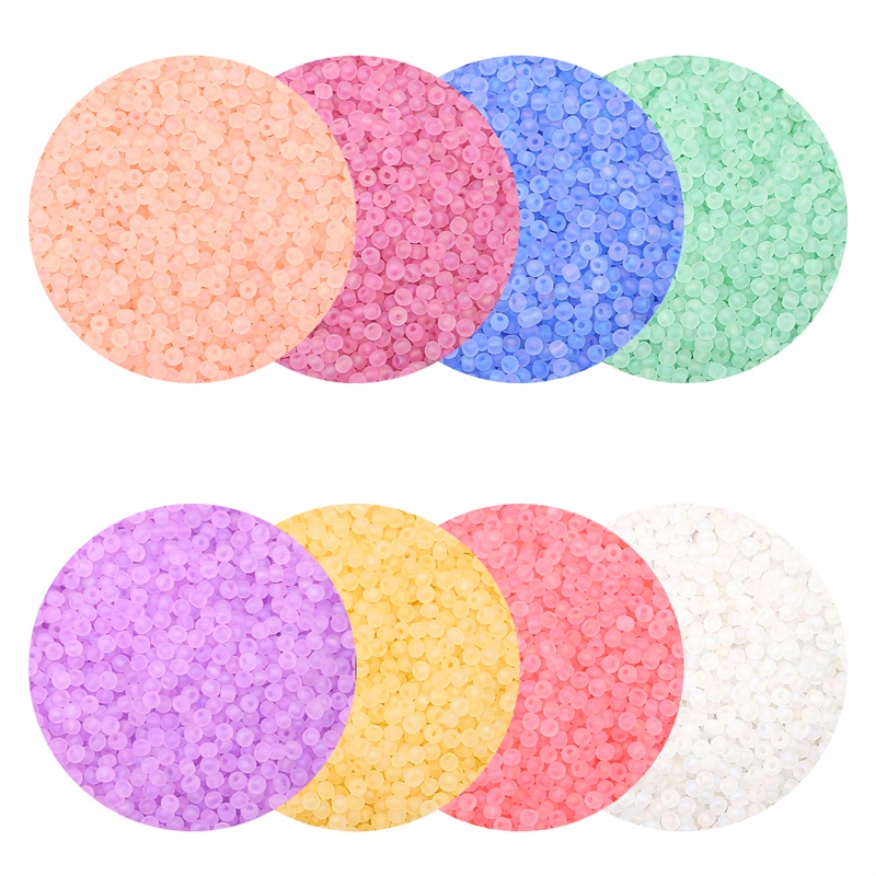 Hạt thủy tinh BEADIA siêu nhỏ 2mm/3mm/4mm làm trang sức thủ công