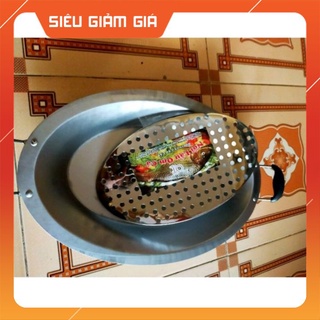 Khay cá chép om dưa inox nấu được bếp từ