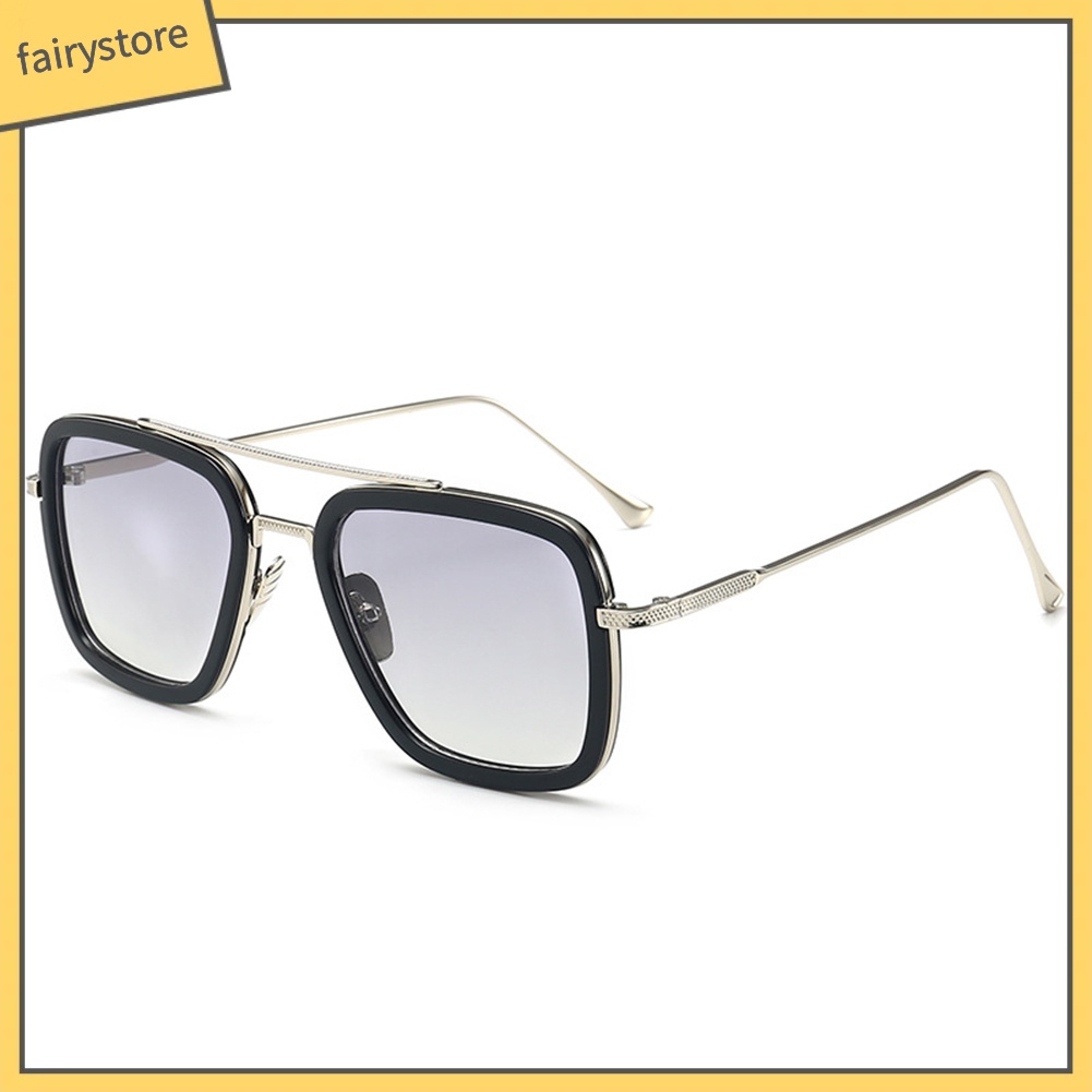 Kính Mát Gọng Kim Loại Phong Cách Retro Cho Nam