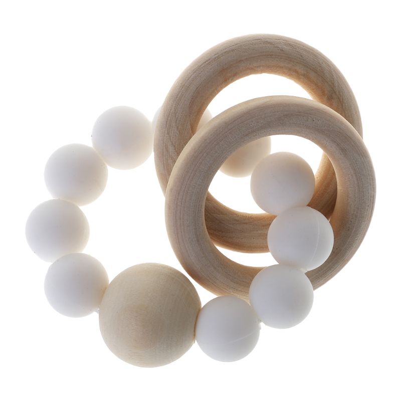 Vòng Đồ Chơi Ngậm Nướu Bằng Silicon Mềm Dành Cho Bé