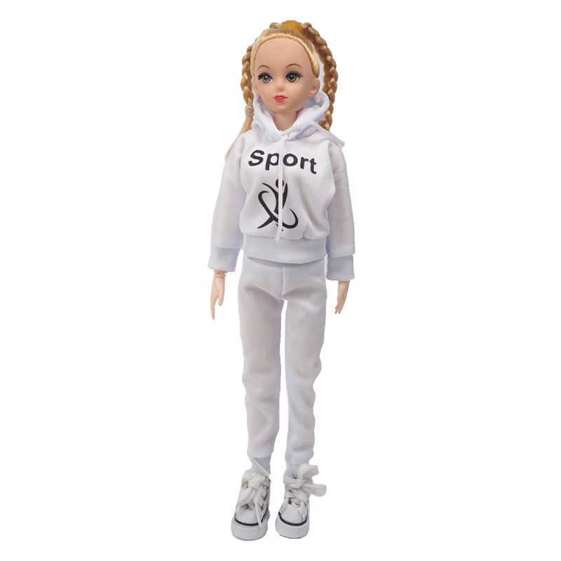 Bộ Quần Áo Thể Thao Thời Trang Giản Dị Dành Cho Búp Bê 29cm 1 / 6