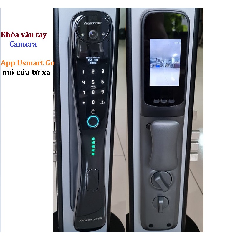 Khoá cửa vân tay cao cấp tích hợp Camera KG-GC7