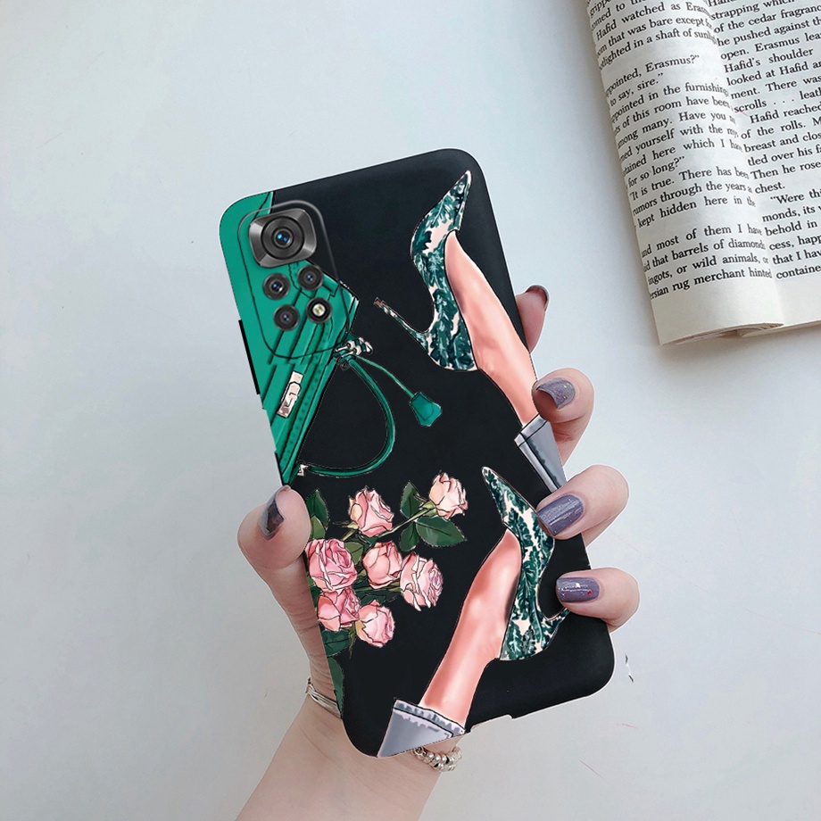 Ốp Điện Thoại Jelly Mềm Mặt Nhám Màu Kẹo Thời Trang Mùa Xuân Cho Redmi Note 11 Note11Pro 5G 4G 2022