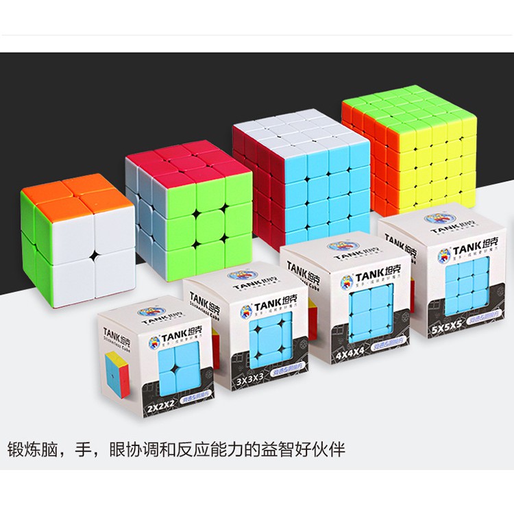 ✔️✔️ Đồ chơi giáo dục Rubik 5 x 5 x 5 TANK khối lập phương FN0560 - Quay Tốc Độ, Trơn Mượt, Bẻ Góc Tốt - TẶNG 1 ĐẾ RUBIK