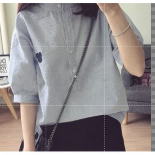Áo sơ mi nữ freesize tay lỡ