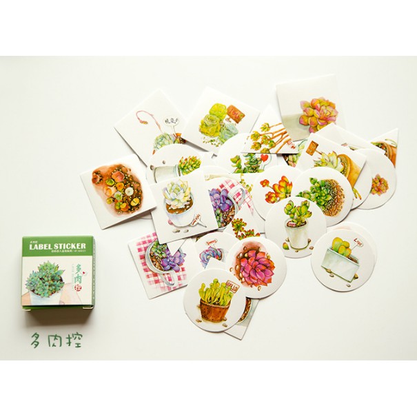 SET STICKER HỘP MÈO VÀ CHÉN CƠM DIY TRANG TRÍ