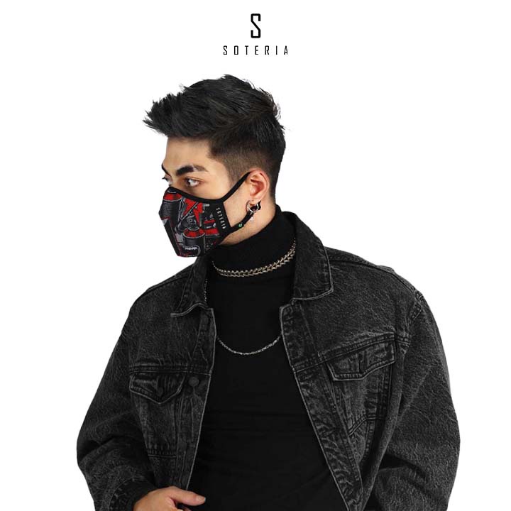 Khẩu trang tiêu chuẩn Quốc Tế SOTERIA Rap ST182 - Bộ lọc N95 BFE PFE 99 lọc đến 99% bụi mịn 0.1 micro- Size S,M,L