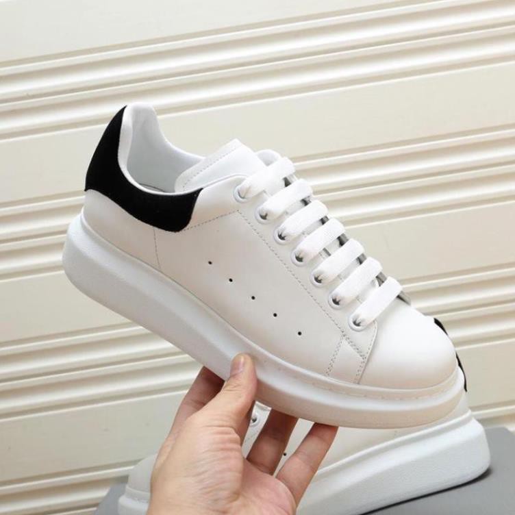 Giày Sneaker Nam Nữ Trắng MC Queen , McQ Gót Nhung Dây Lụa Cao Cấp - Ảnh Thật [Chuẩn 11