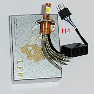 Đèn pha led 2 tia cắm thẳng H4