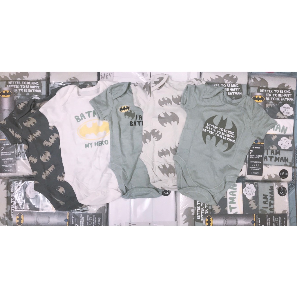 Body cộc tay batman bé trai george/tách lẻ
