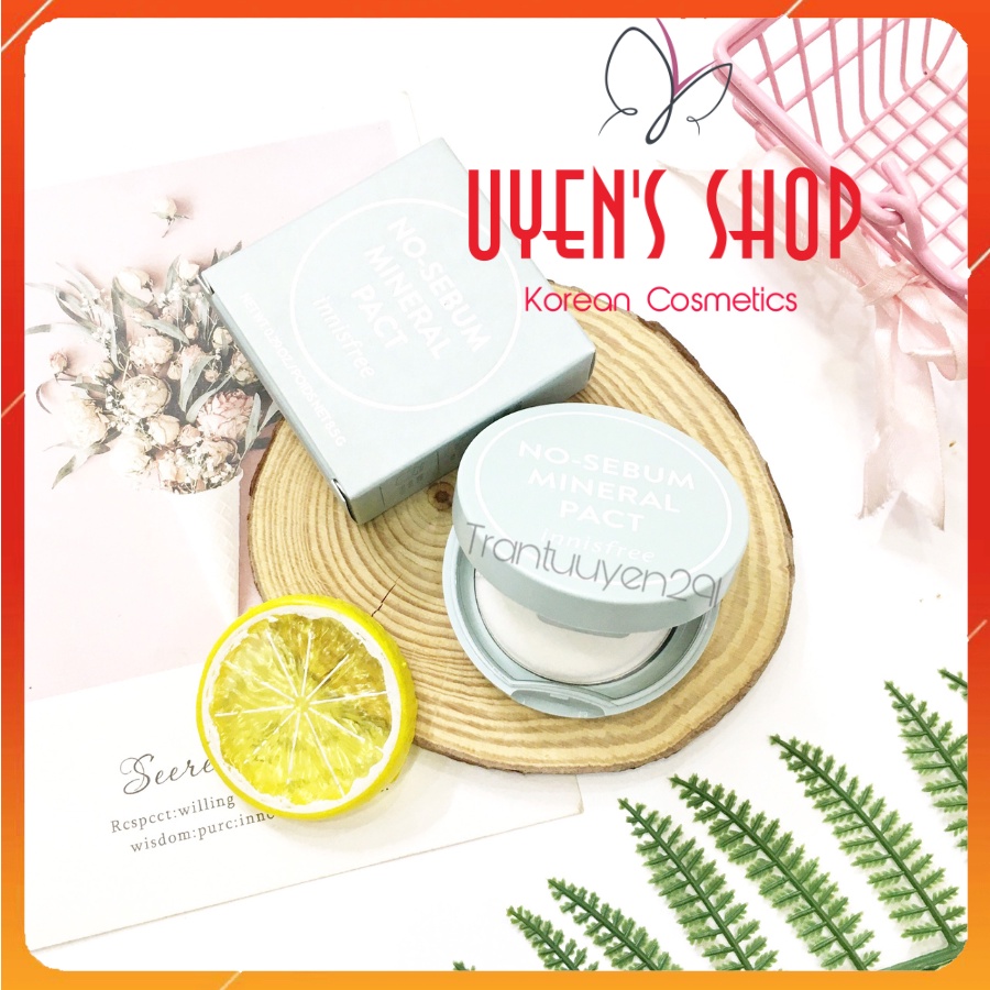 Phấn phủ Innisfree No Sebum Mineral Pact 8.5gr