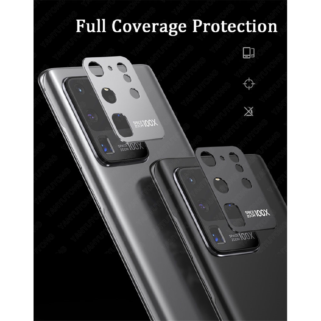 Vòng kim loại bảo vệ camera sau cao cấp cho Samsung Galaxy Note 20 Ultra S20 Plus