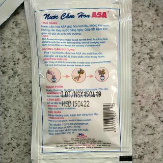 Nước cắm hoa ASA đậm đặc (01 gói)