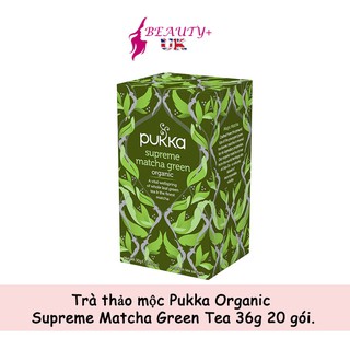 Trà thảo mộc Pukka Organic Supreme Matcha Green Tea 36g 20 gói
