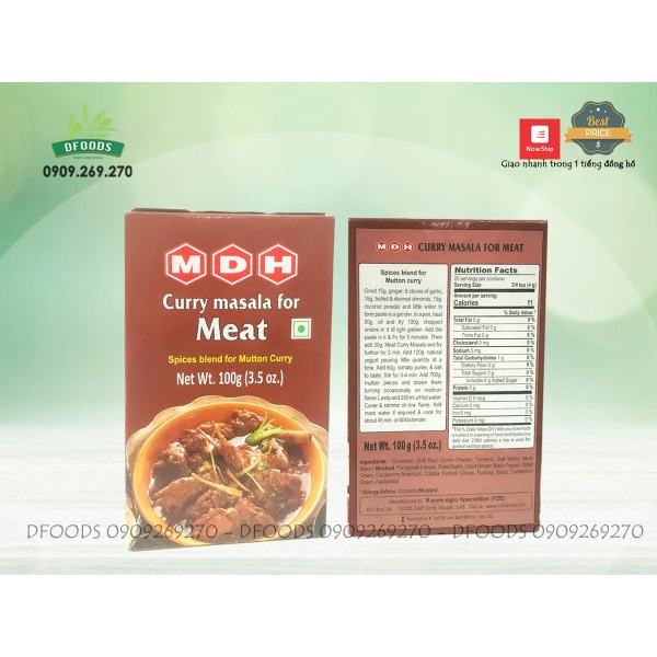 Bột gia vị Cari Thịt Ấn Độ - Meat Masala Curry Powder
