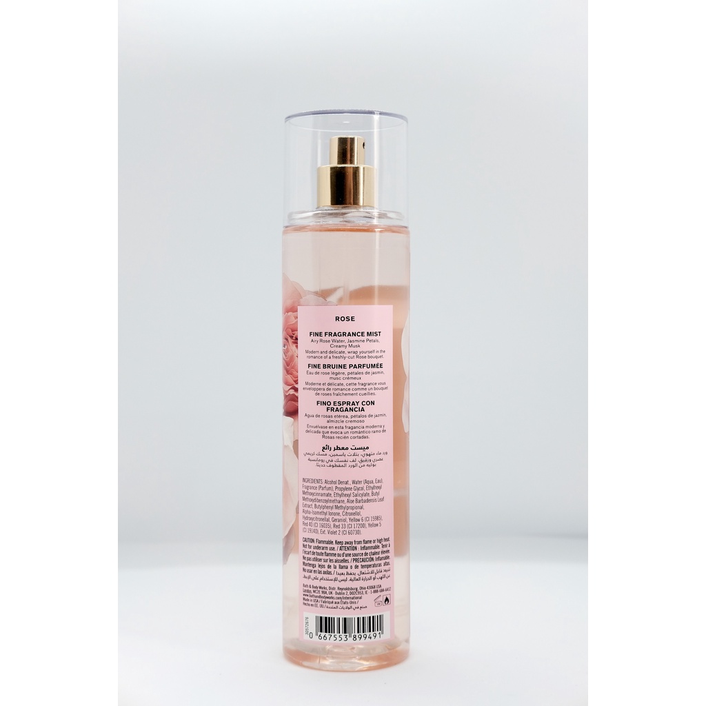 Xịt thơm toàn thân Rose - Bath and Body Works