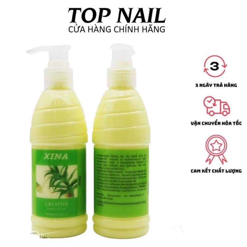 Chai kem làm mềm da 200ml mùi thơm tự nhiên