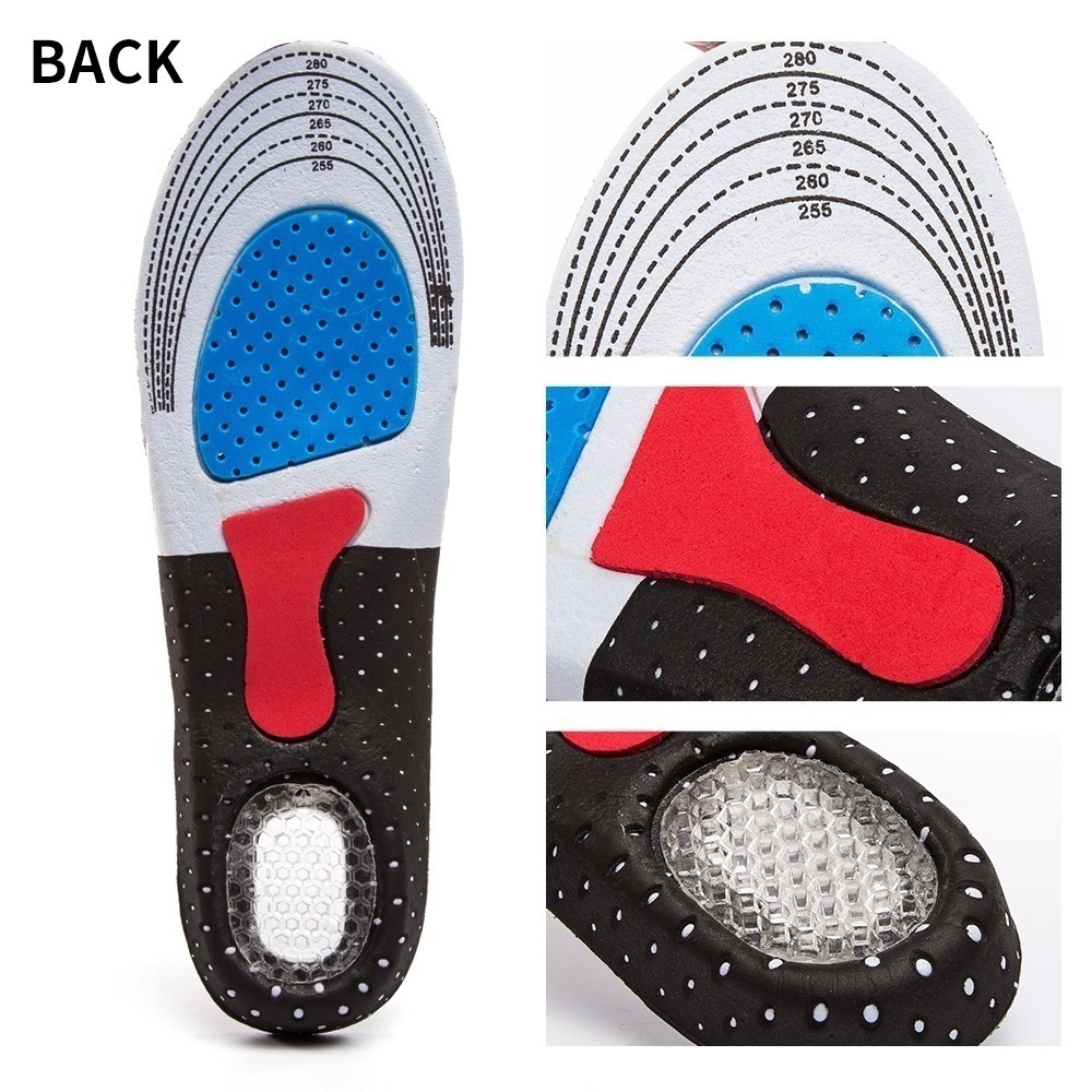 #Foot Care# Men&amp;Women Gel Orthotic Sport Running Insoles Insert Shoe Pad Arch Support Cushion Foot Protecter